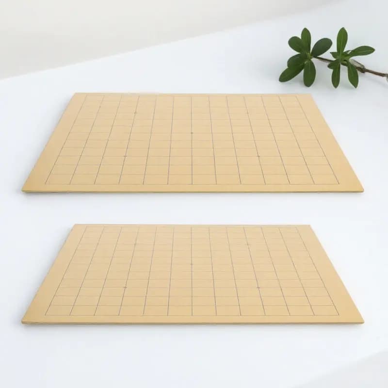 Set di Scacchi Go Pieghevole in Legno, 2 Pezzi, Gioco Strategico Educativo Portatile per Bambini, Set da Scacchiera per Viaggi