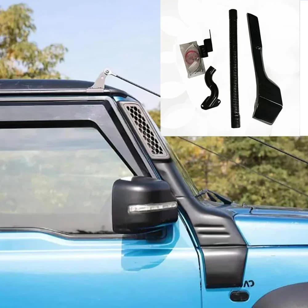Kit snorkel fuoristrada per Suzuki Jimny 2018-2022 in ABS nero opaco GEN 4, sistemi di aspirazione aria, accessori esterni