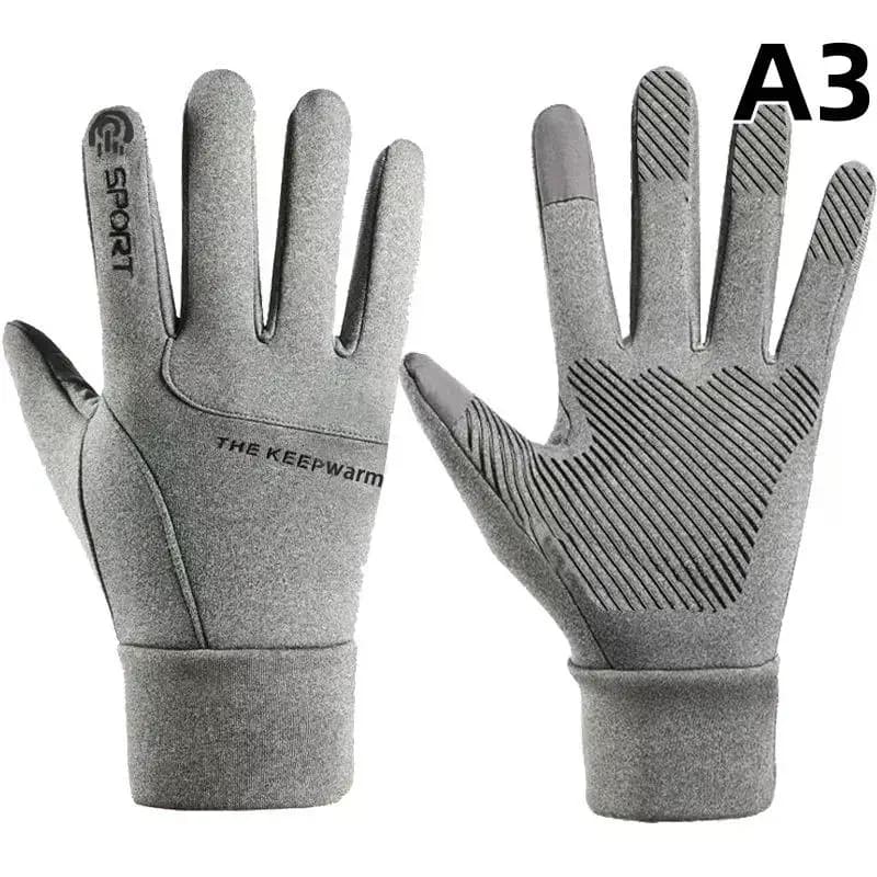 Outdoor Winter Cycling Gloves Gym Fitness Racing Hot Sports Gloves Touch Screen Motorcycle Gloves Men's Black Non-slip Motorcycle Gloves