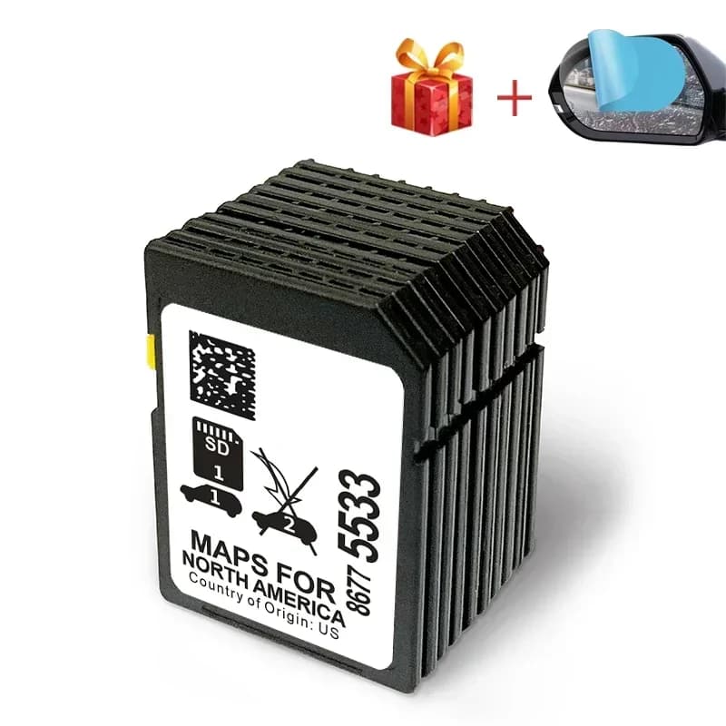 Scheda SD Navi per Cadillac Chevrolet GMC 2020-2023 Auto 8677-5533 Mappe per USA CAN MX Aggiornamento Sistema di Navigazione Dati