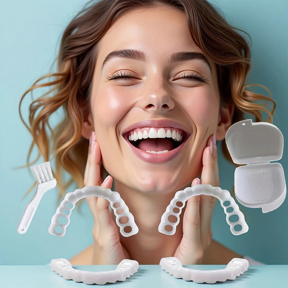 Nuove Faccette Dentali Giornaliere per Studenti, Copertura Istantanea per Sbiancamento Denti, Design Riutilizzabile Economico per la Vita Universitaria H2931