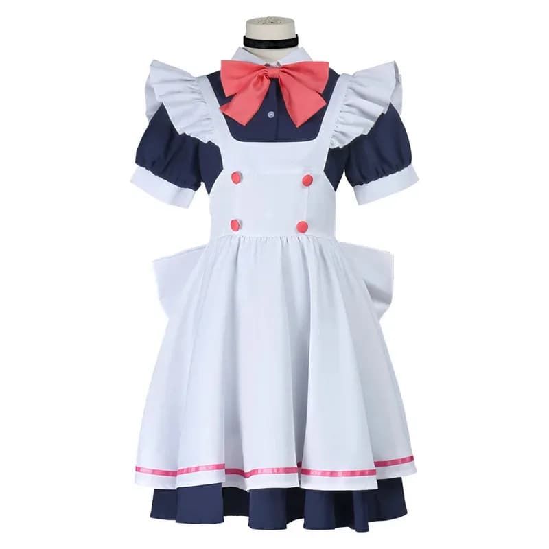 Anime Momo Ayase Costume Cosplay Daandadan Parrucca per donne Ragazze Costume da cameriera Fantasia x;2,f;5.n;