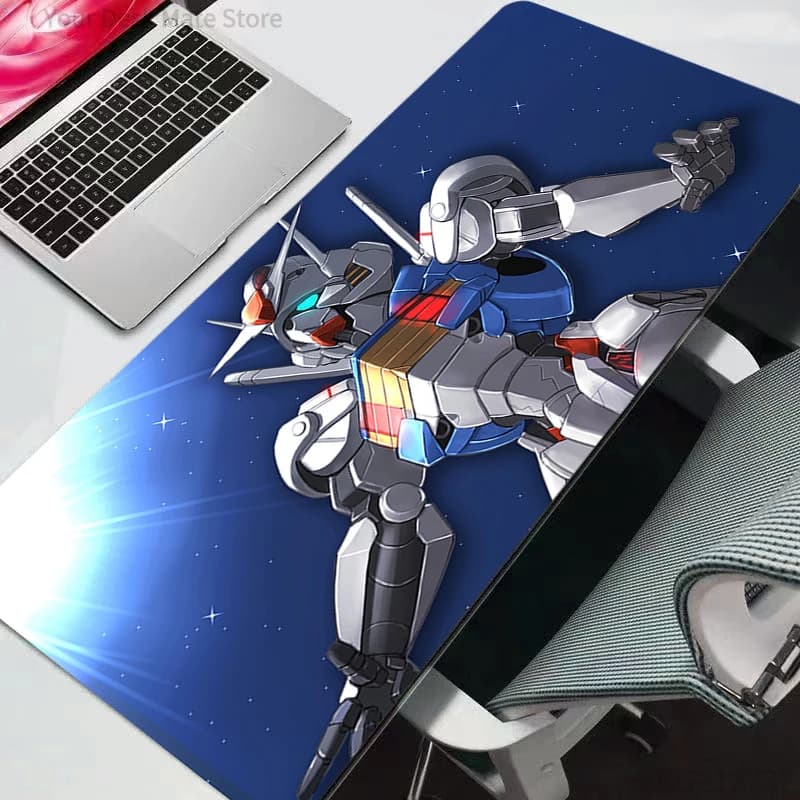 Tappetino per mouse Mobile Suit Gundam Anime Carpe Large PC Gamer Computer Mausepad Varmilo Tappetino per tastiera Accessori da gioco Tappetino da scrivania