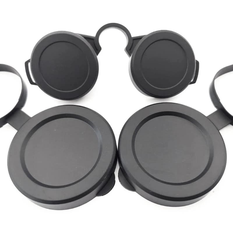 Copriobiettivo Protettivo in Gomma per Binocoli 52mm-55mm/61mm-63mm, Coprioculare per Binocolo, Copriobiettivo per Telescopio
