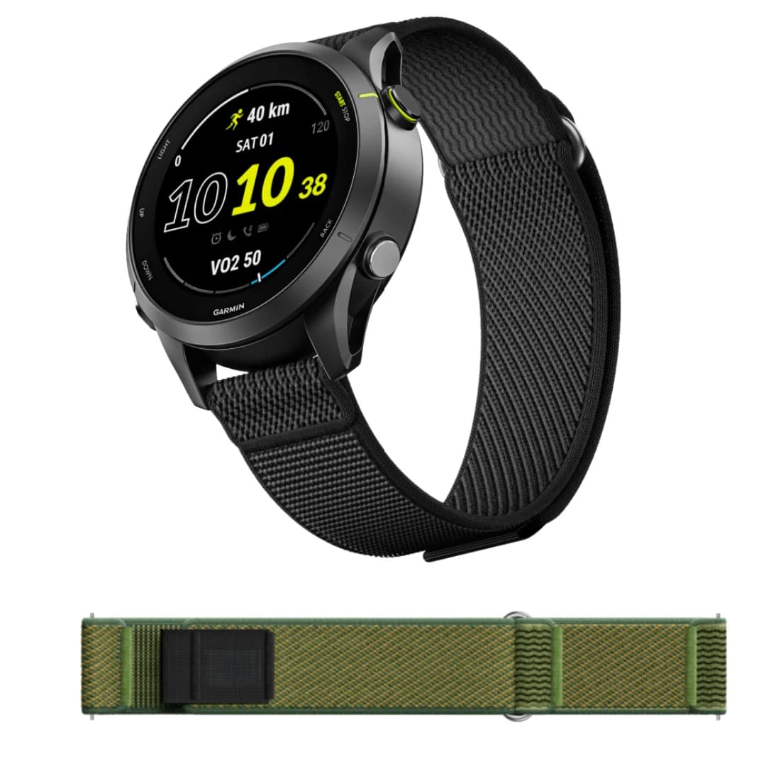 Cinturino in nylon da 20mm 22mm per Garmin Vivoactive 4 5 6/Venu 3/2/Vivomove /venu/Forerunner 265 255 245 570 Active 5Trend Bracciale Band