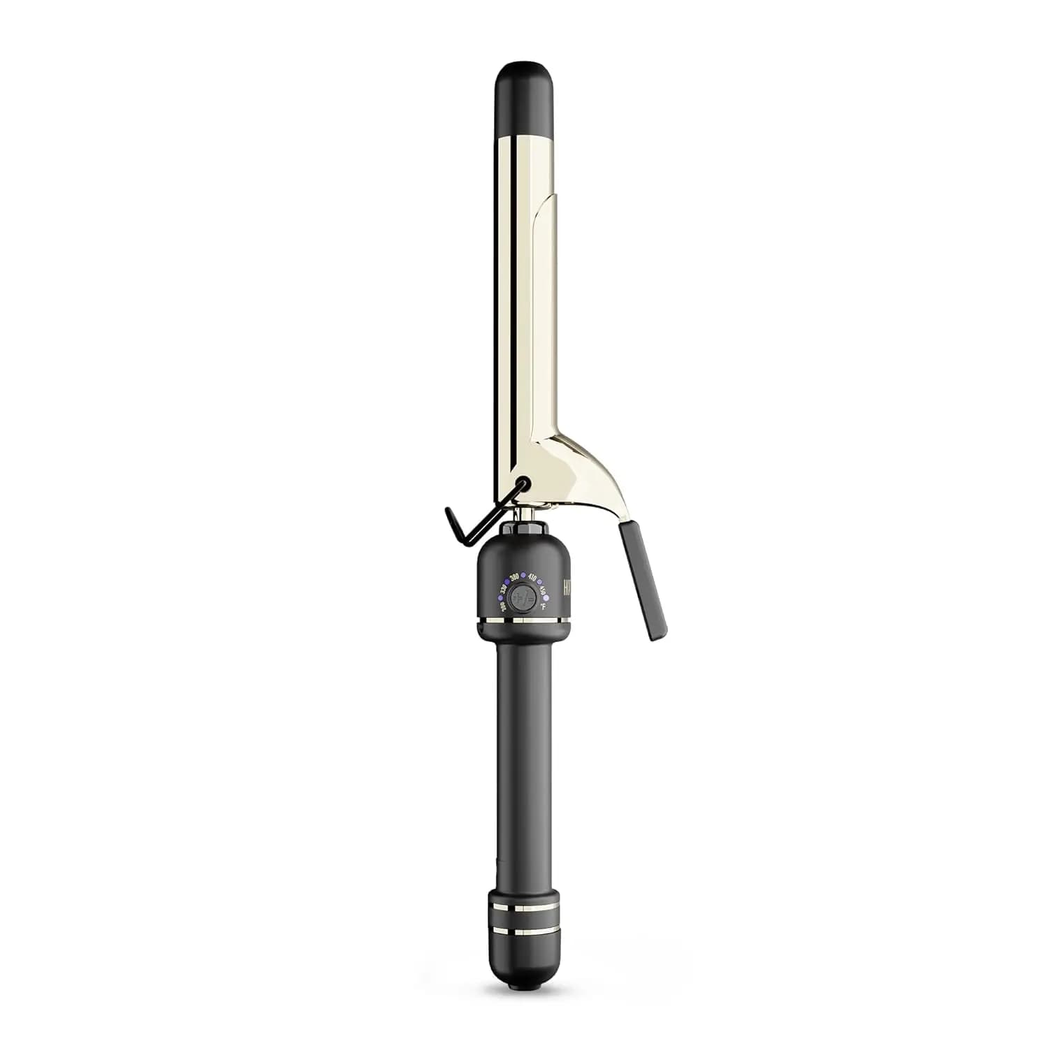 24K gold professional curling iron with extended barrel for rebounding, long lasting and easy styling