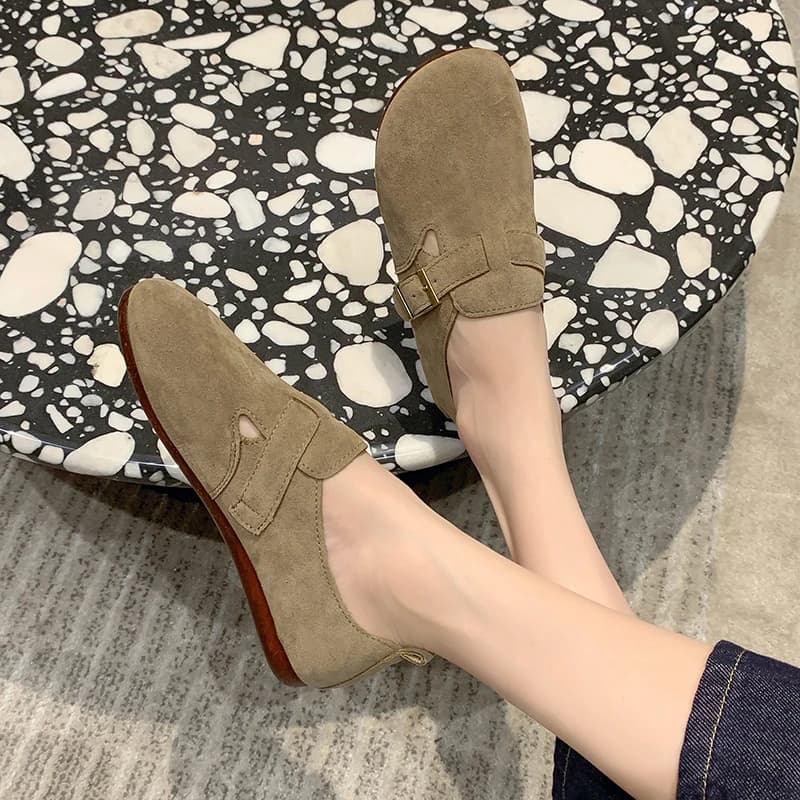 Practical New Daily Women Loafers Breathable Upper Surface, Simple Korean Design for Casual Outdoor Short Outings