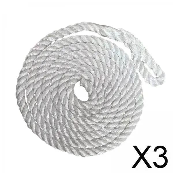Linea paraurti per barca in poliestere resistente Accessori nautici per corda per parafango marino bianca da 2 m per banchina a vela