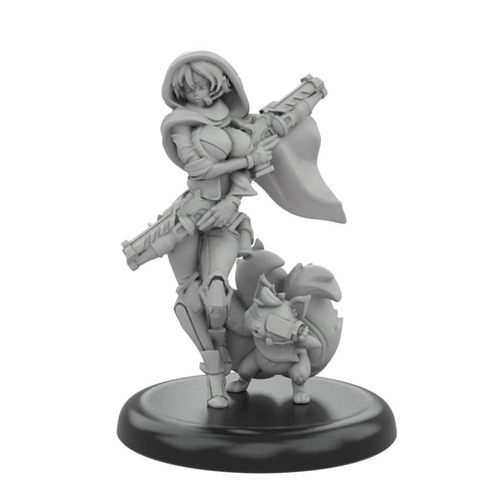 Figura modello in resina, GK, Kunoichi, ragazza ninja, 37 mm, pezzo degli scacchi, tema fantasy, kit non assemblato e non verniciato