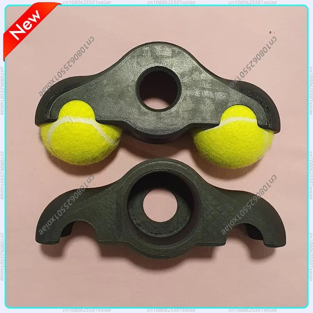 Confezione da 2/4 Pezzi: Piedini Ammortizzanti per Palline da Tennis, Adattatori a Scatto per Ciclismo Indoor, Piedini a Piastra Oscillante per Smart Bike Trainer