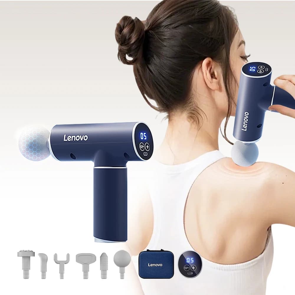 Lenovo Fascia Gun N2 Portable Deep Tissue Muscle Massager for Relief Soreness Exercise And Relaxation