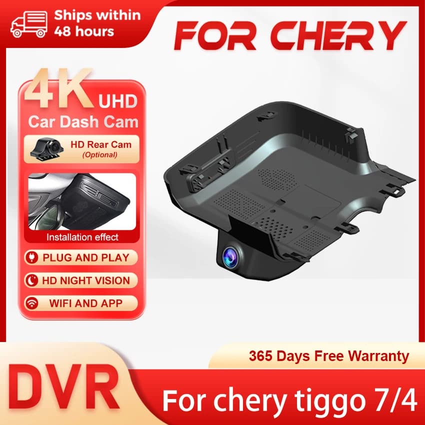 New! Plug And Play Dash Cam For Chery tiggo 7 ultimate awd 2024-2026 For chery tiggo 4 2025-2026 Car Wifi DVR Video Record