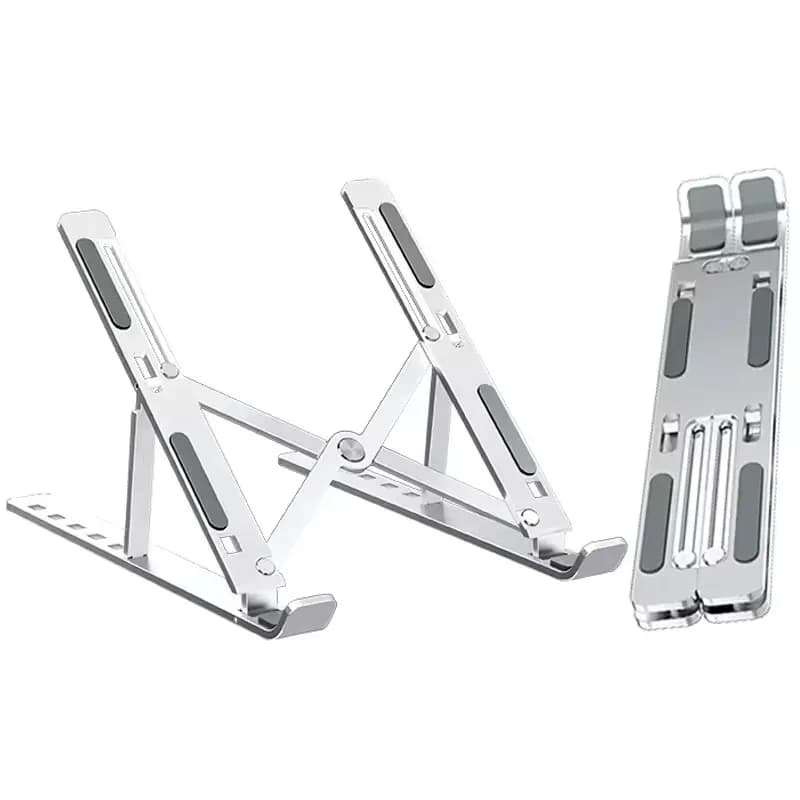 Supporti per Laptop Regolabili a 7 Livelli, Supporto per Laptop in Alluminio Regolabile, Porta Laptop da Scrivania Compatibile con Dispositivi da 9"-15.6"