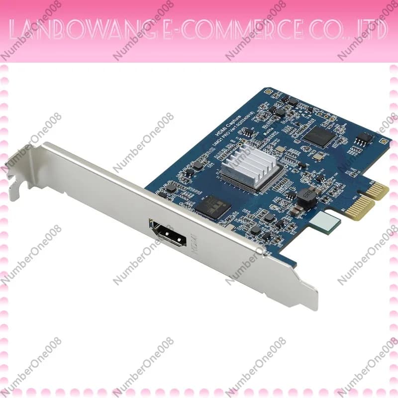 PCIe HDMI Video Capture Card 4K60 Plug and Play Internal Medical Imaging Conference Live Streaming Recording