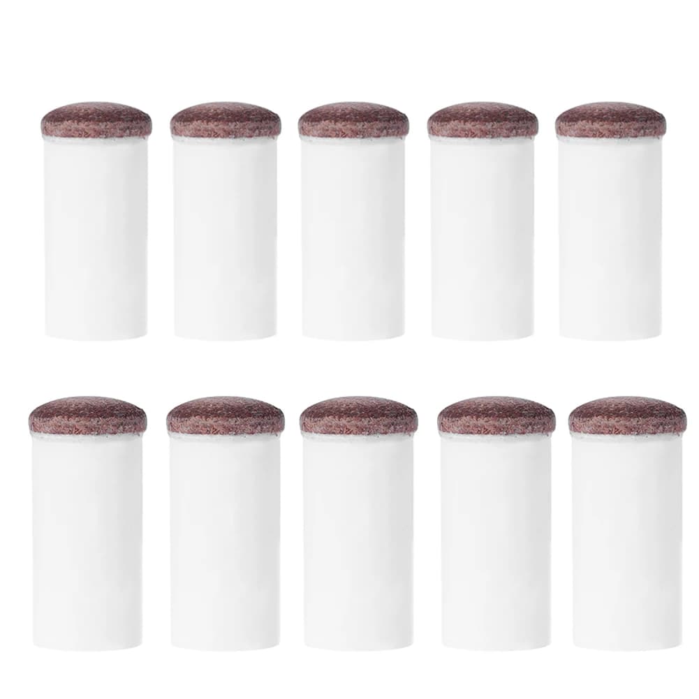 5 Pezzi Punte per Stecca da Biliardo Slip-on 11/13mm, Ricambio per Puntali Stecca da Snooker, Accessori per Biliardo e Pool
