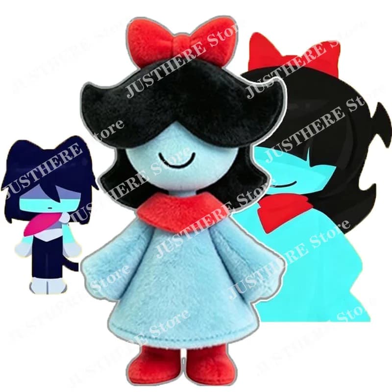 25cm Anime Deltarune Aqua Plush Toy Tenna Mike Ralsei Lancer Stuffed Doll Cartoon Figure Animals Plushie Pillow Christmas Gifts