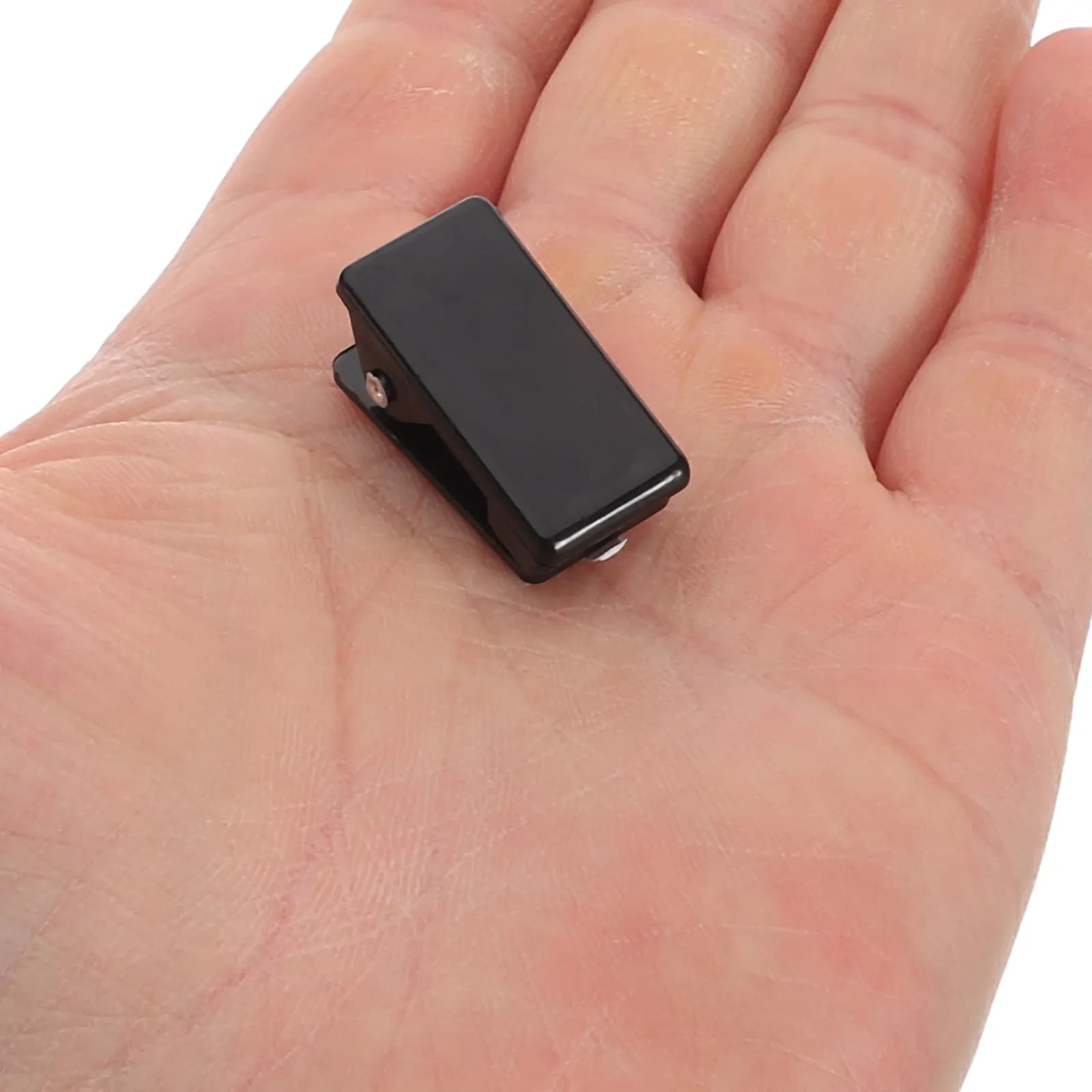 20 Pezzi Mini Clip Adesivi da Parete Neri, Clip Adesive per Appendere Foto, per Ufficio, Casa, Decorazioni, Poster, Note, Ricevute, Clip a Molla