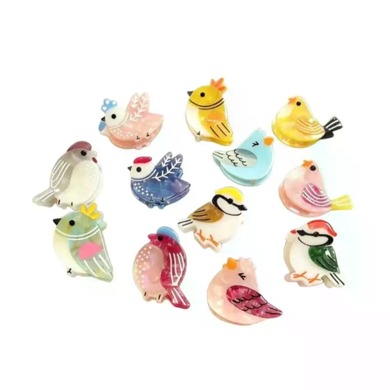 MINI Birds Chicken Hair Claw Tiny Ctue Suitable For Bangs Hair Claw Clips Hair Accessories For Women Girls