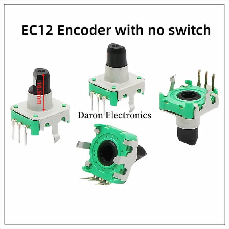 EC12 360 ° rotating tripod without switch 24 Positioning 24 pulse volume adjustment switch