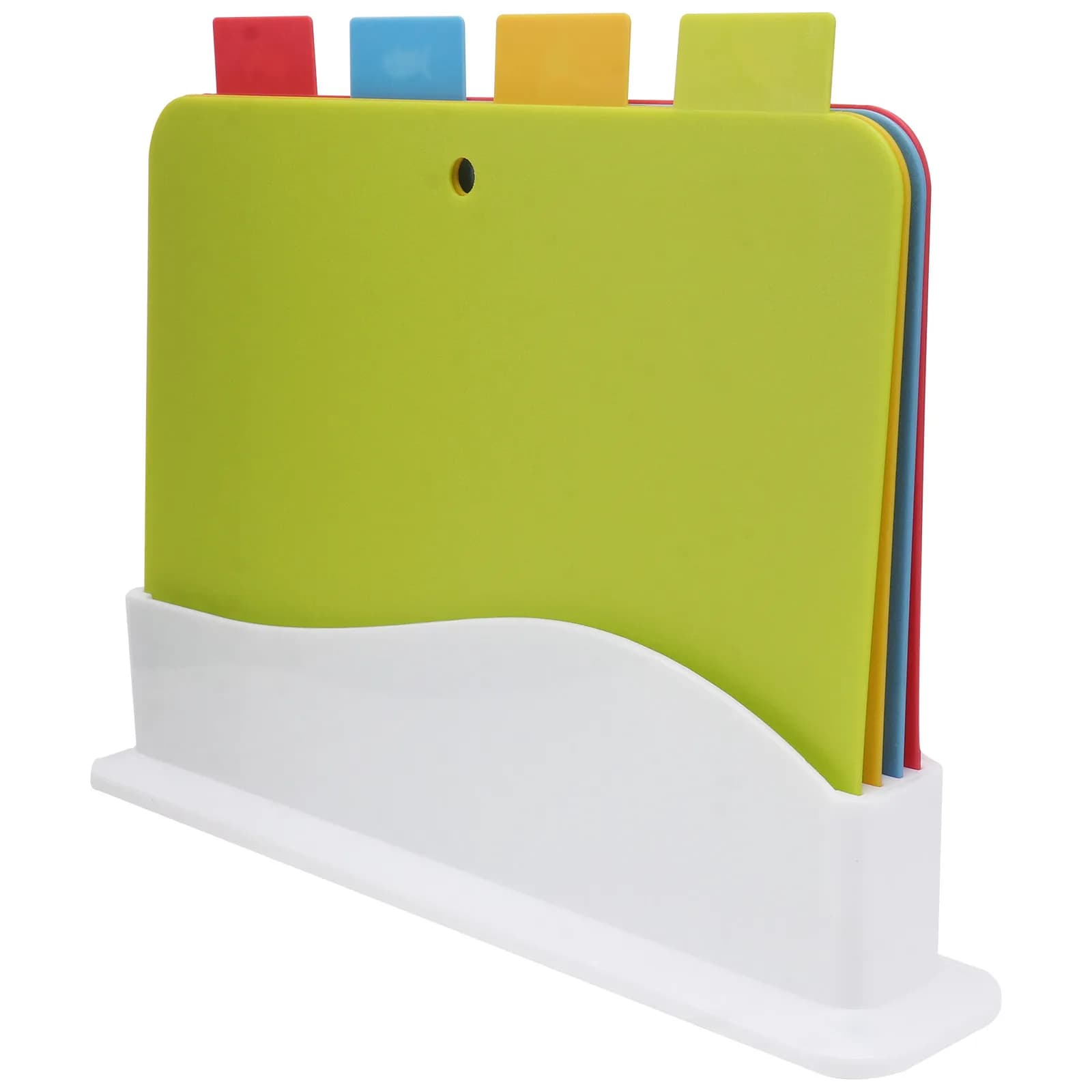 Set di 4 Taglieri in Plastica Anti-Muffa, Design Semplice ed Elegante, Facili da Pulire, per Preparazione Cibi, Conservazione e Cucina