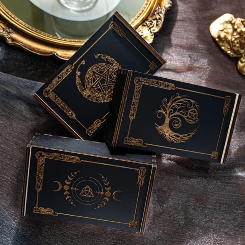 Tarot Cards Storage Box Portable Card Storage Container Push Pull Storage Box Astrologys Trinkets Box Organizers