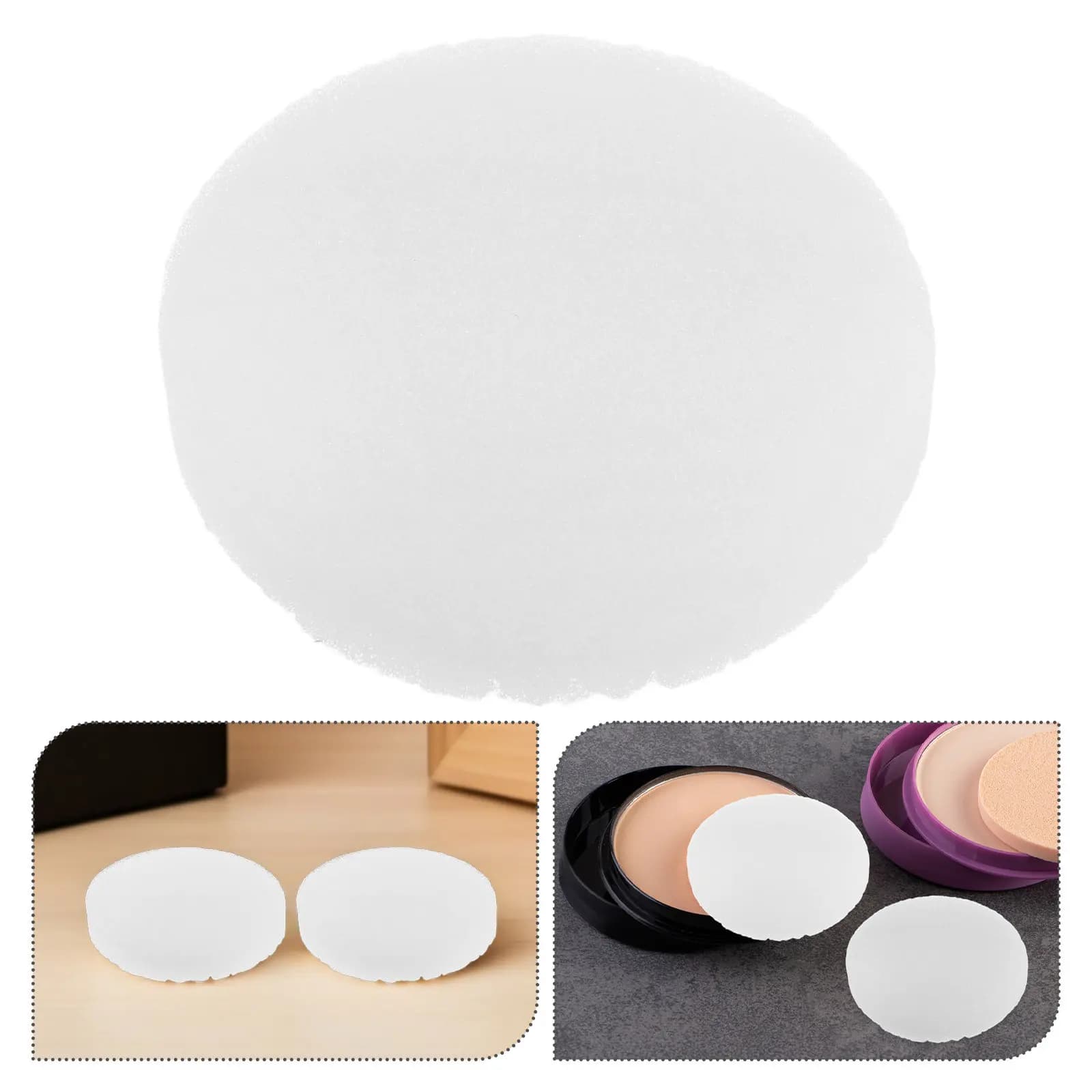 100Pcs Cushion Sponge Refill Large Supply Gentle Face Makeup Applicator for Foundation Blush Concealer Precision Blending Beauty