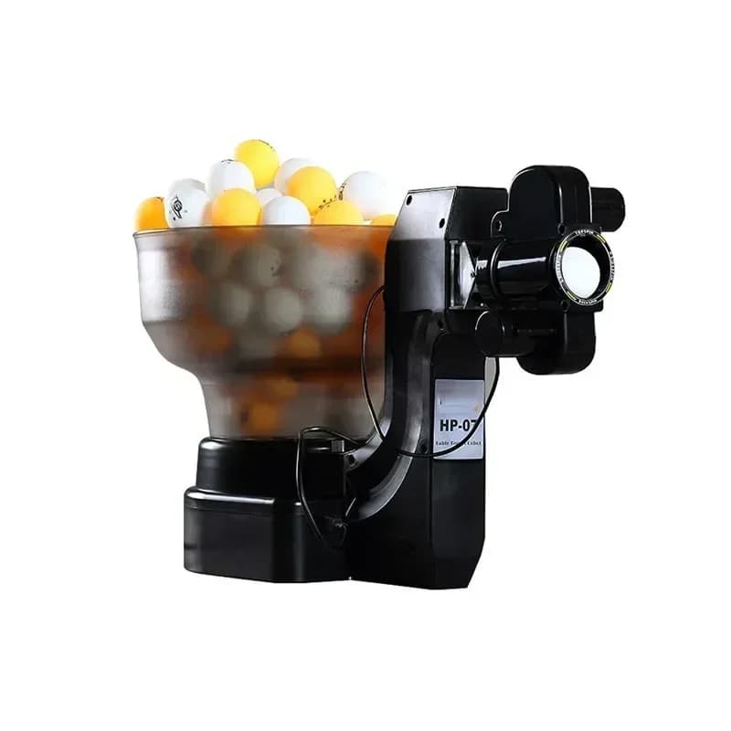 Macchina per palline da ping pong Telecomando senza fili Trainer professionale Robot domestico Piccolo ping pong automatico singolo autoaddestramento