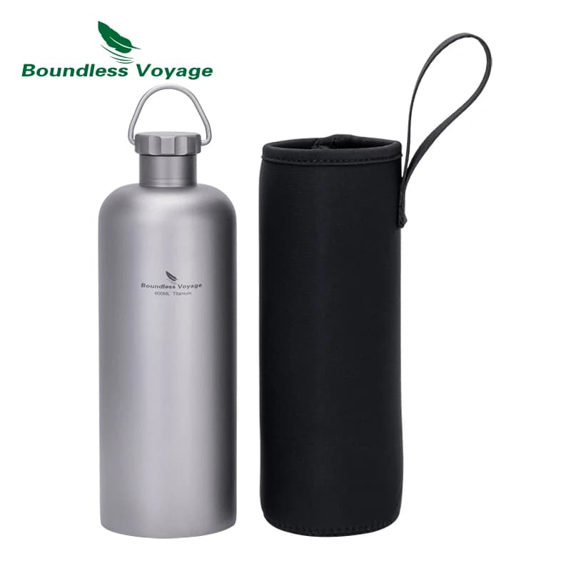 Borraccia Boundless Voyage Titanium con manico sospeso