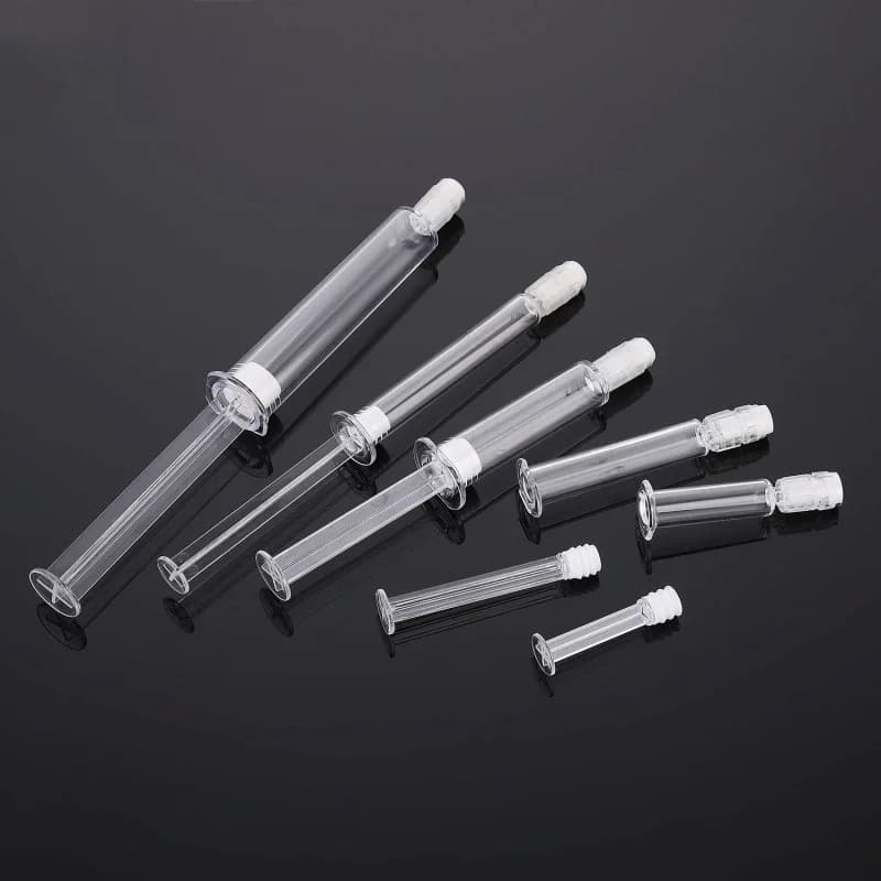 1/2/3/5/10ml Eye Cream Essence Needle Tube Cosmetic Stoste Needle Bottle sbavature tipo Water-light Needle Tube materiale da imballaggio