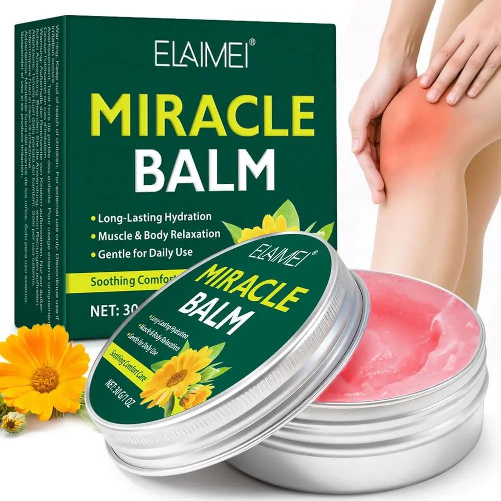 Balsamo Idratante per Massaggi 30g, Balsamo Miracoloso, Idratante a Lunga Durata e Lenitivo per il Corpo, per il Rilassamento Muscolare