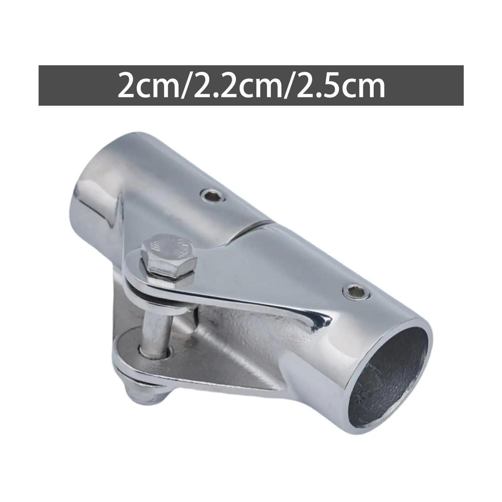 Accessori per binari cerniera Connettore per tubo di accoppiamento Hardware pieghevole Connettore per tubo per barca in acciaio inossidabile per ancoraggio di yacht marini