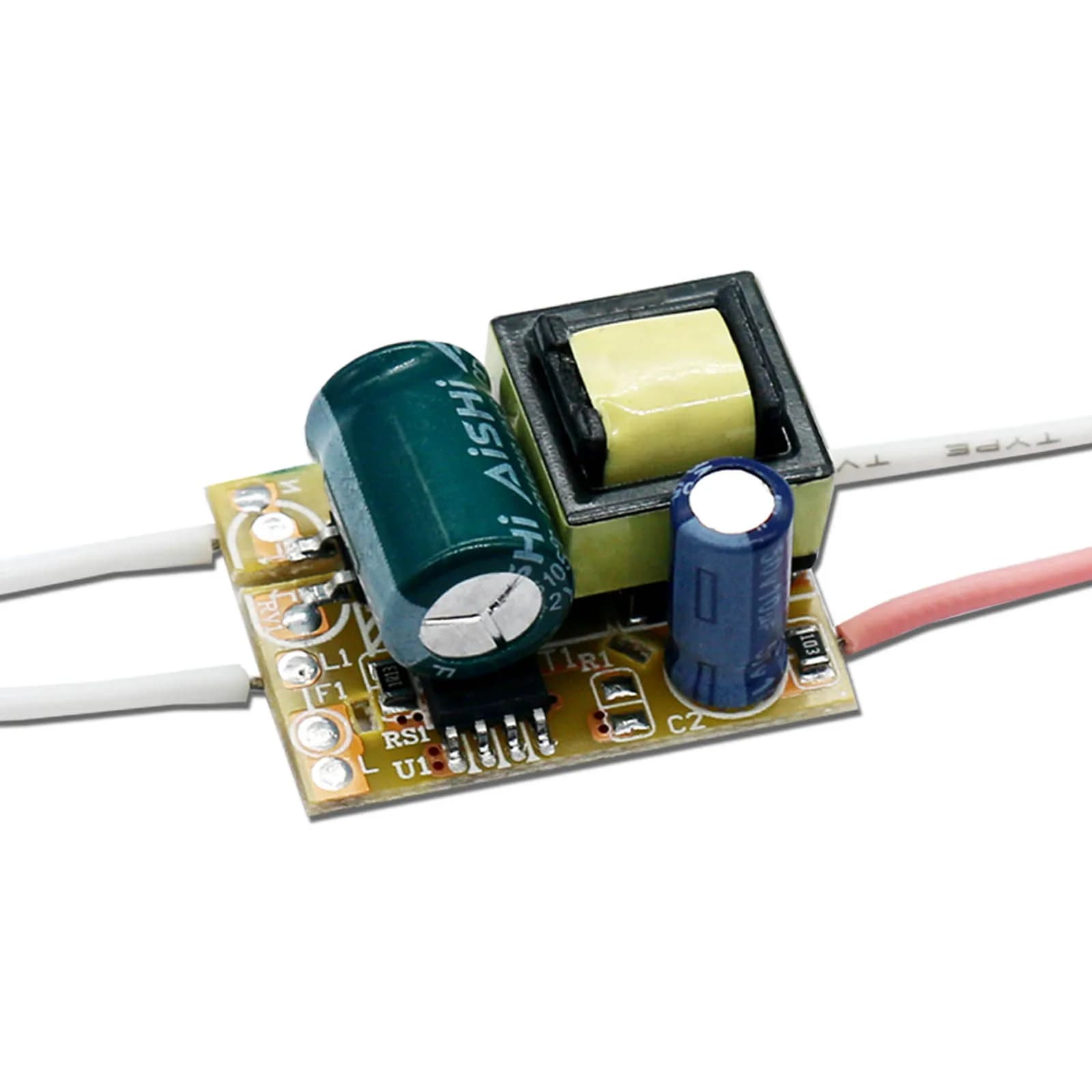 Driver LED 3W 4W 5W unità di potenza LED a bordo uscita DC9-18V 300mA per lampada da tavolo a tubo LED trasformatore di corrente costante
