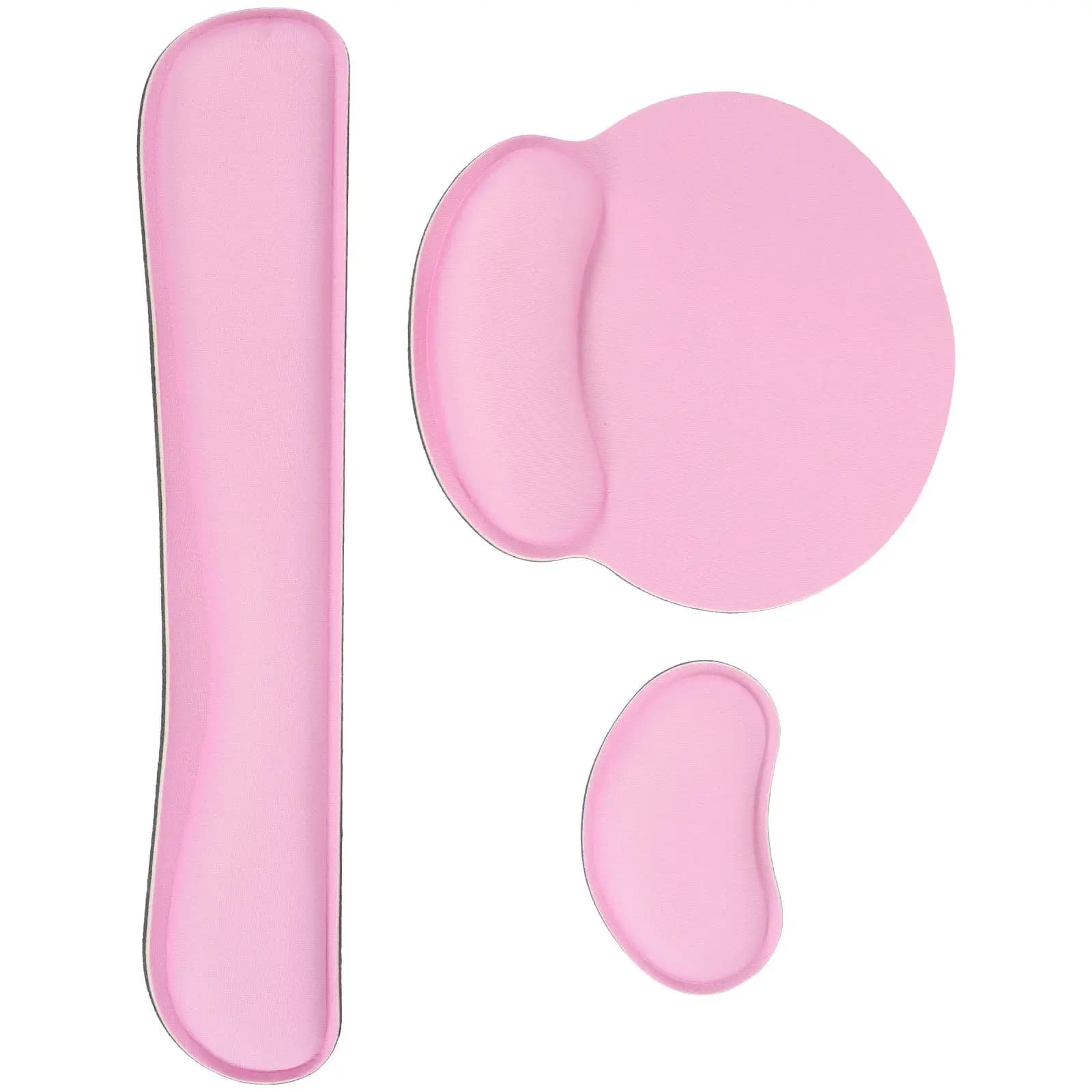 Set Tappetino Ergonomico in Memory Foam per Tastiera e Mouse con Supporto Polso per Ufficio e Gaming