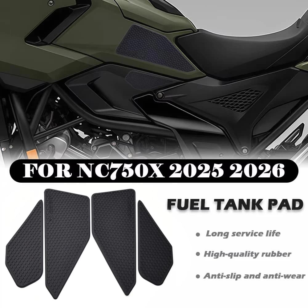Motorcycle Fuel Tank Pads Side Grip Protector Traction Decals Non-Slip Oil Knee Protector Stickers For NC750X NC 750X 2025 2026