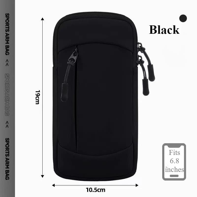 Running Armband Phone Holder Outdoor Sports Phone Pouch Unisex Arm Strap Wrist Bag Fitness Gear Crossbody