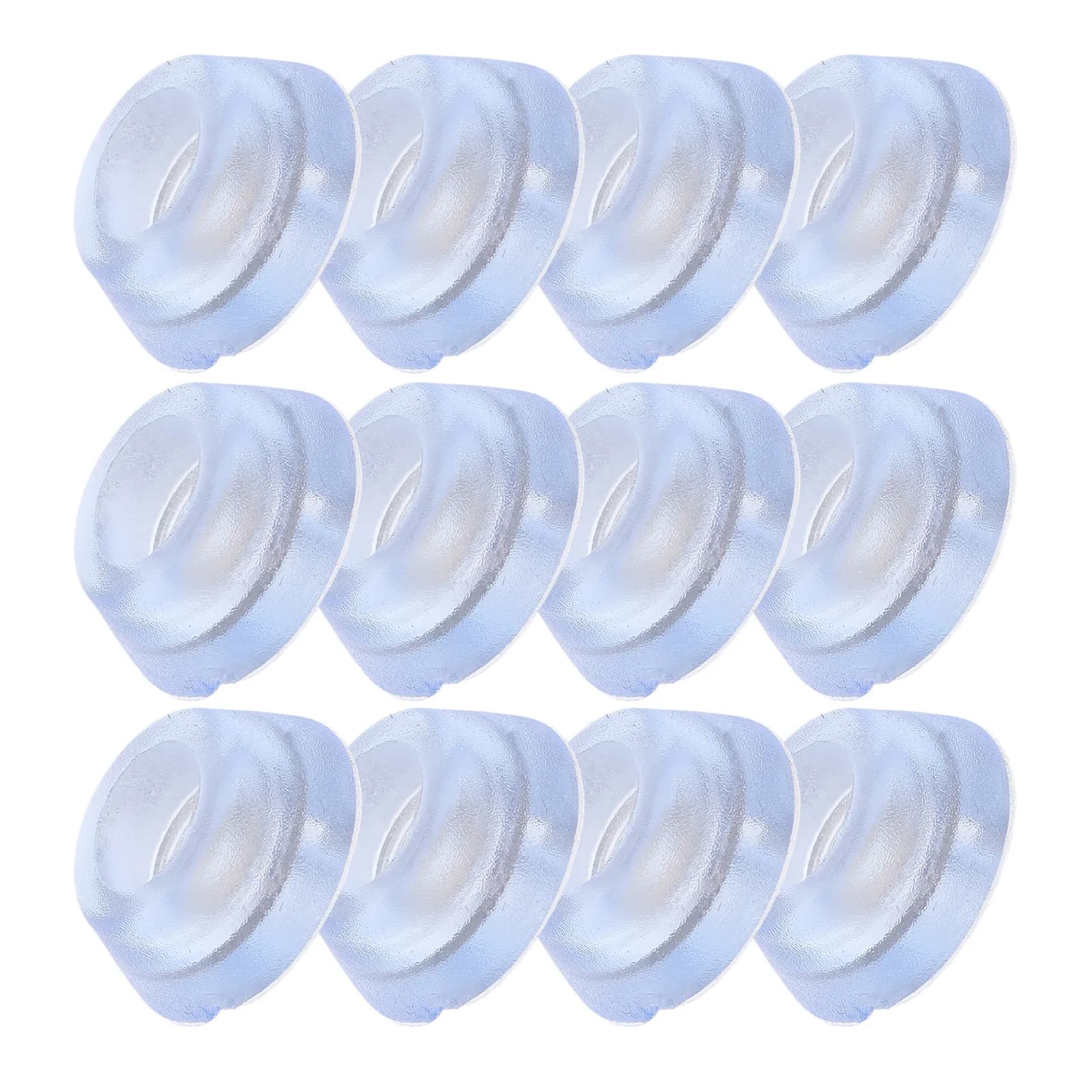 20 Pcs Cutting Board Feet Clear for Anti Slip Nails Pads with Stainless Screws Felt Furniture Couch Leg