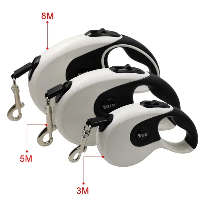 3m 5m 8m Durable Dog Retractable leash Nylon Pet Walking Running leash long rope flexible lead leash