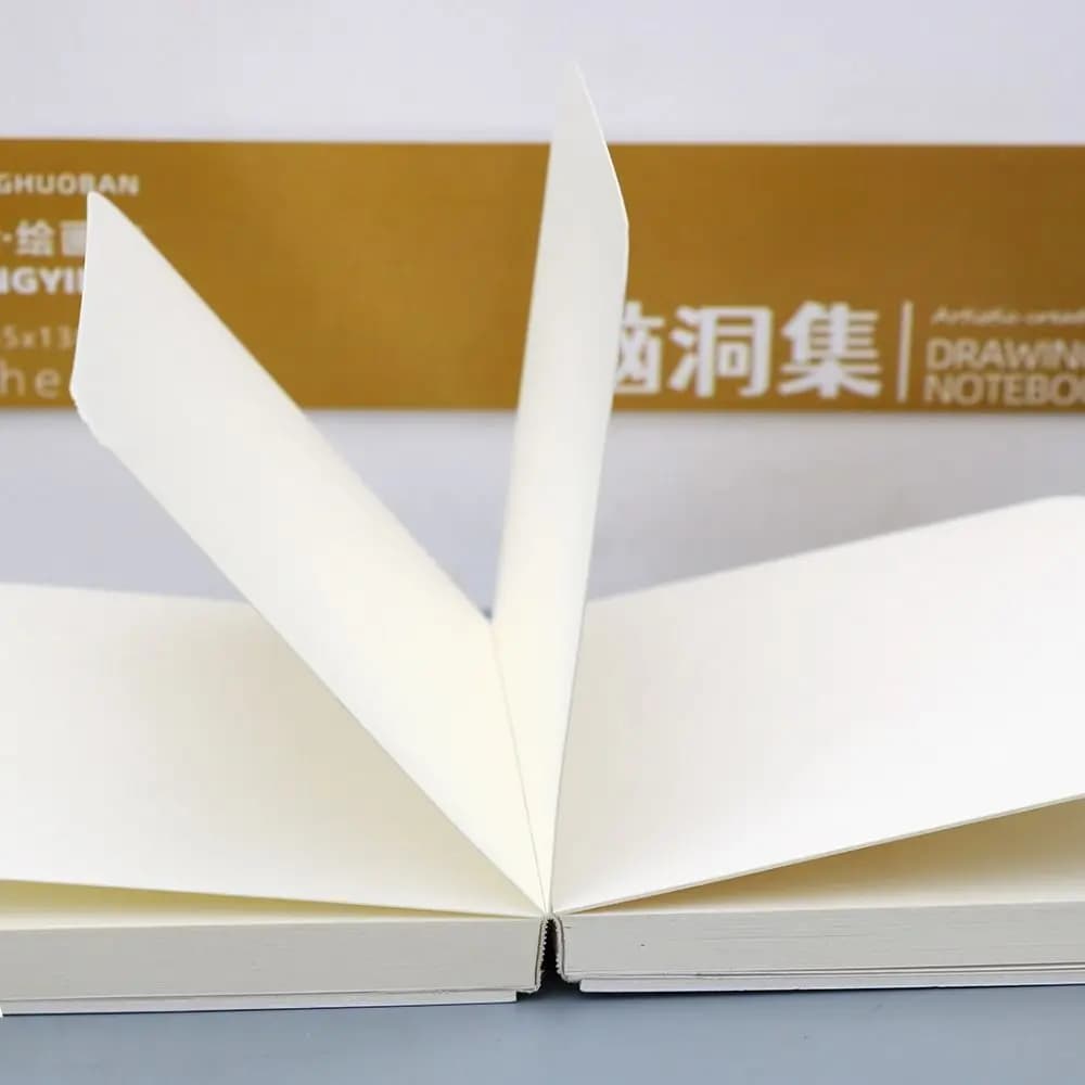 High-quality Thick Paper Paint Book Not Transparent to Ink Tearable Sketchbook Inspiration Record Portable Blank Book Art Lover