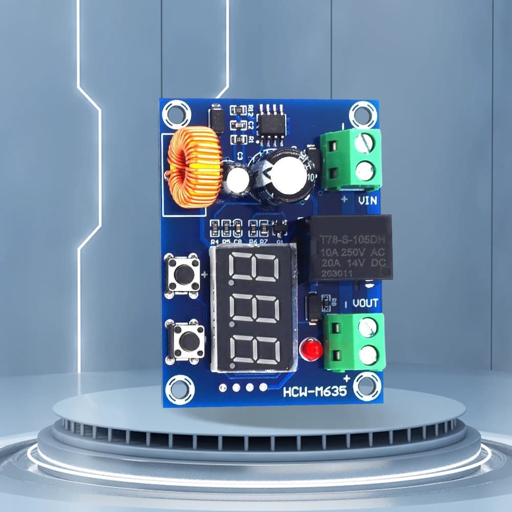 XH-M609 Undervoltage Protection Board DC 12V-36V Voltage Protection Switch Module Precise Low Voltage Disconnect Switch Cut Off