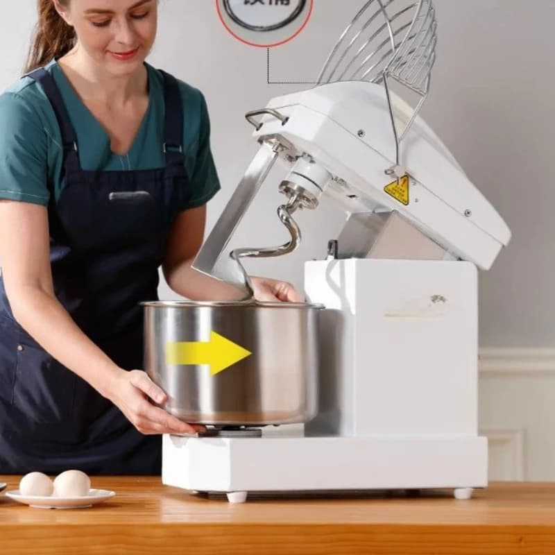 Double action dough mixer, blender, automatic dough blender, chef cooking machine