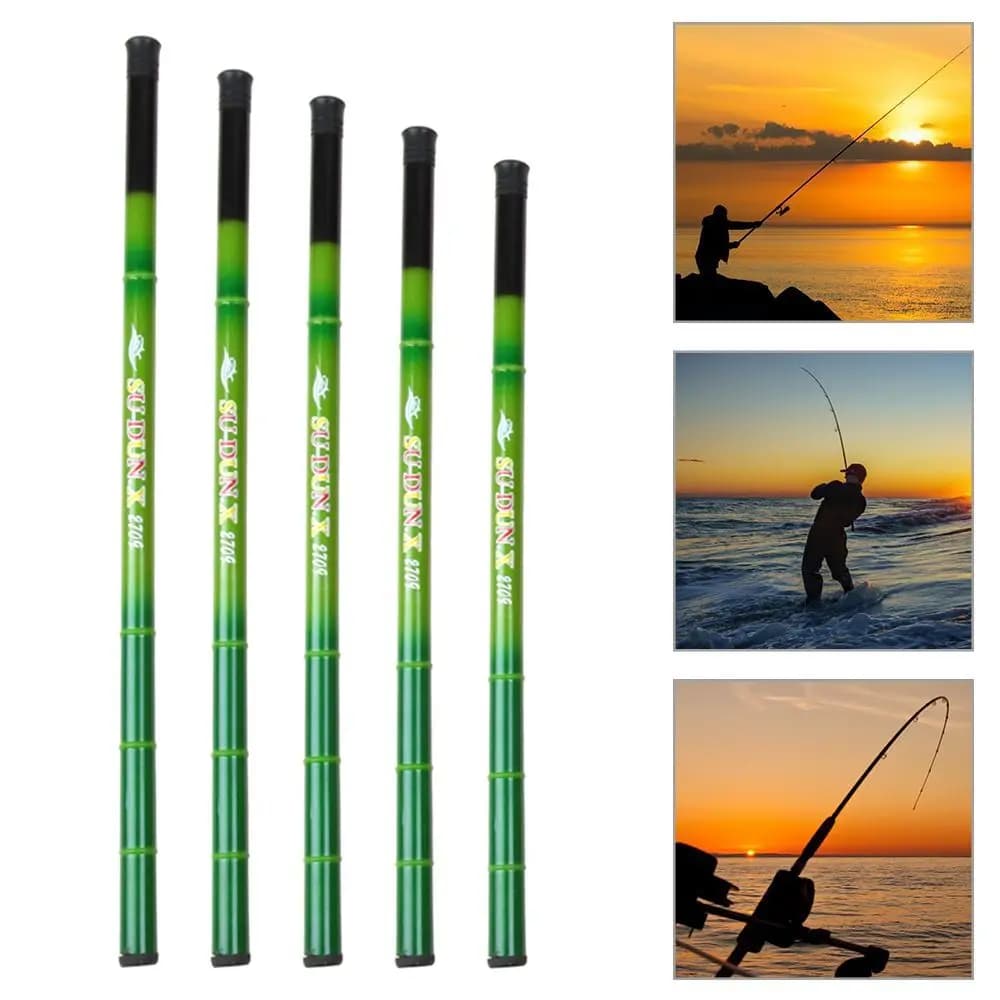 1.8-6.3m canna da pesca telescopica ultraleggera Travel Stream Lake Hand Pole Carp Feeder canne da pesca SuperHard portatili Tackle