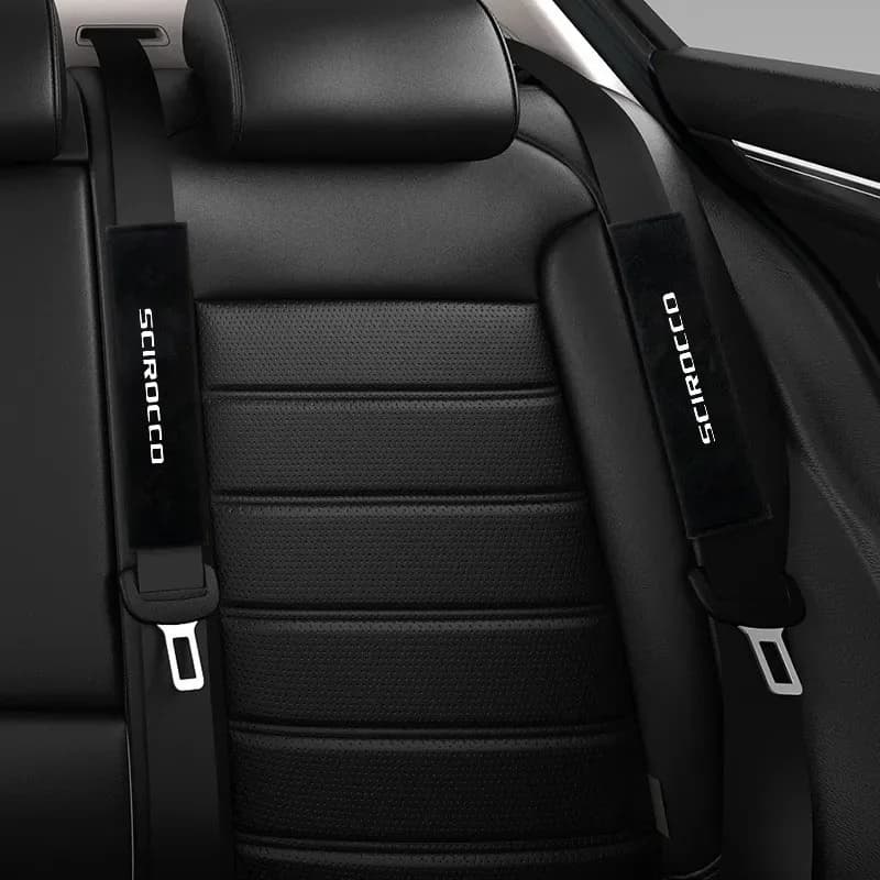 2 pcs safety belt for Auto shoulder cover Pad plush seat belt for SCIROCCO interior accessories Auto