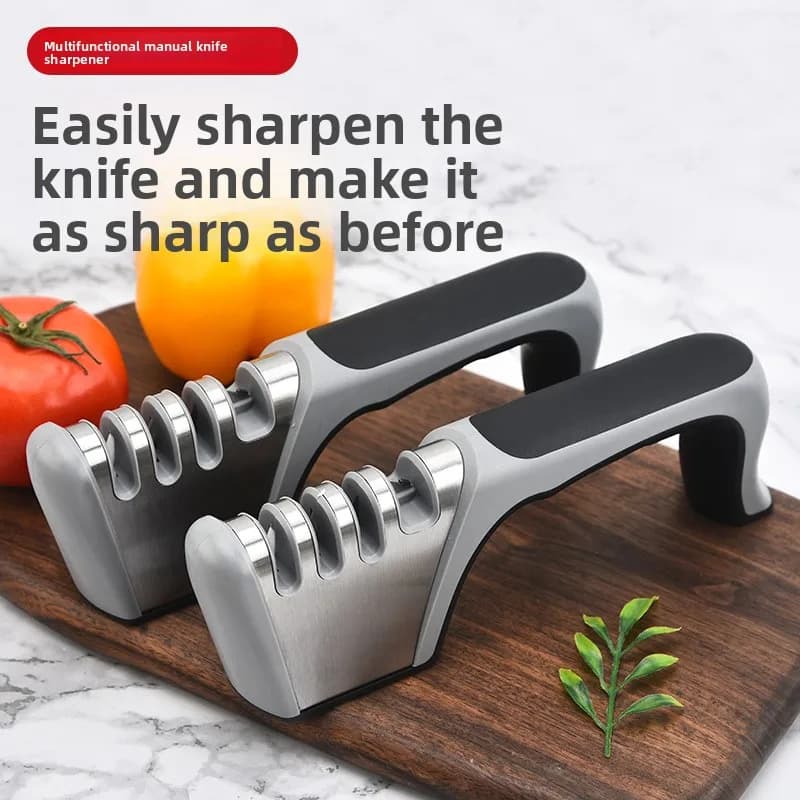 Kitchen Knife Sharpener 4 phases, ceramic sharpening stone, knife sharpening tool