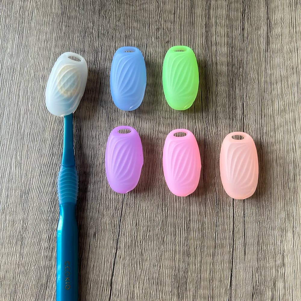 Copri Spazzolino in Silicone, Coperture per Spazzolini Elettrici e Manuali di Grandi Dimensioni, Riutilizzabili ed Ecologiche
