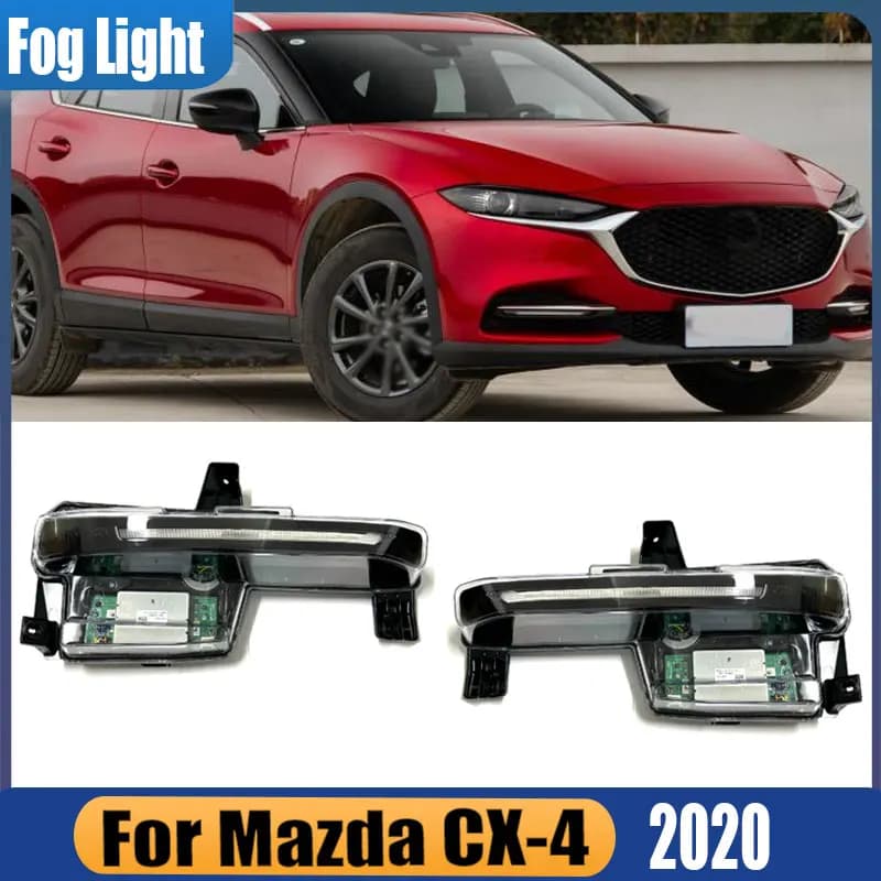 Per Mazda CX4 CX-4 2020 Auto LED Fendinebbia Fari Fendinebbia Paraurti Anteriore Luce di Segnale Della Lampada di Montaggio GW8T-51350 GW8T-51360