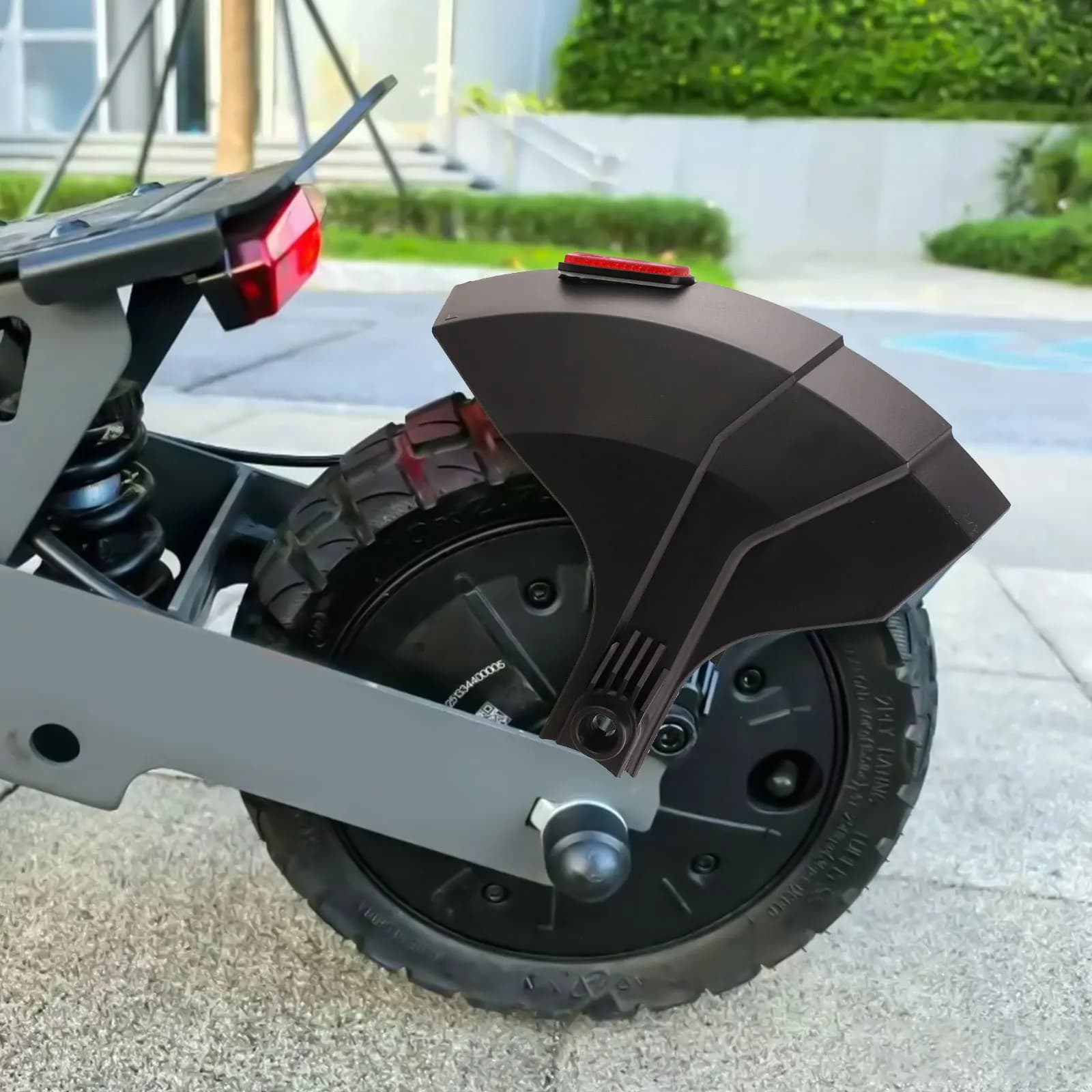 Paraspruzzi Nero per Monopattino Elettrico, Protezione Antispruzzi per Scooter, Design Personalizzato per Kukirin G4