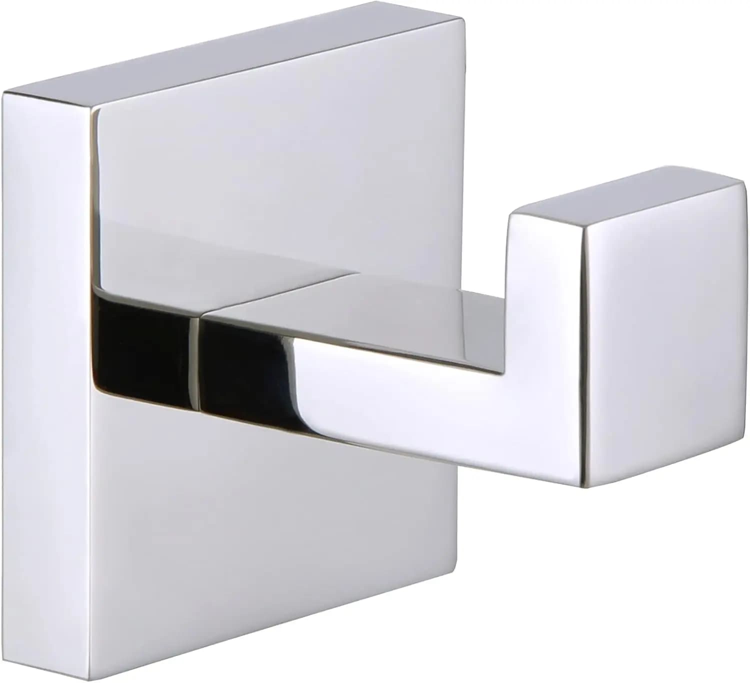 Simple Corner Bathroom Towels Hook, SUS 304 Stainless Steel Wall Hangers for Shower and Bathroom, Polished Chrome