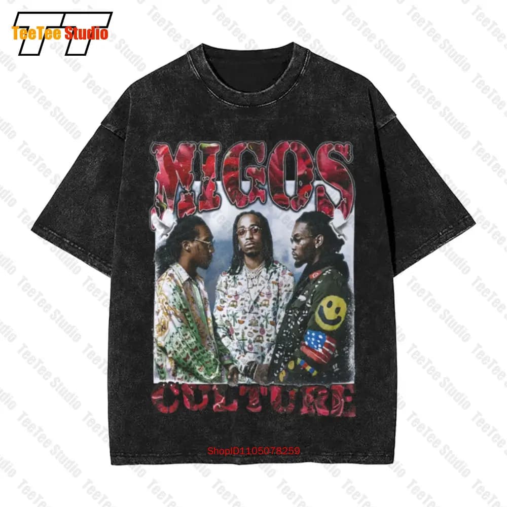 T-shirt oversize vintage Migos Culture PNLT