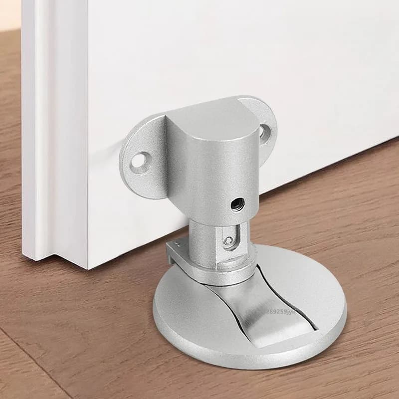 Fermaporta Magnetico Regolabile Senza Foratura, in Lega Anti-collisione, Nascosto e Autobloccante, Accessorio Hardware