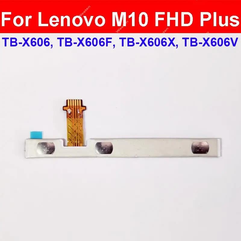 Pulsanti del volume di alimentazione Cavo flessibile per Lenovo M10 FHD Plus TB-X606 TB-X606F TB-X606X TB-X606V Tasti laterali Nastro flessibile Parti di riparazione